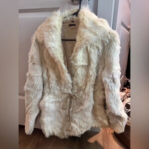 Authentic rabbit fur coat VINTAGE